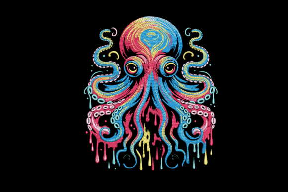 Download Psychedelic Octopus - Premium Bundle